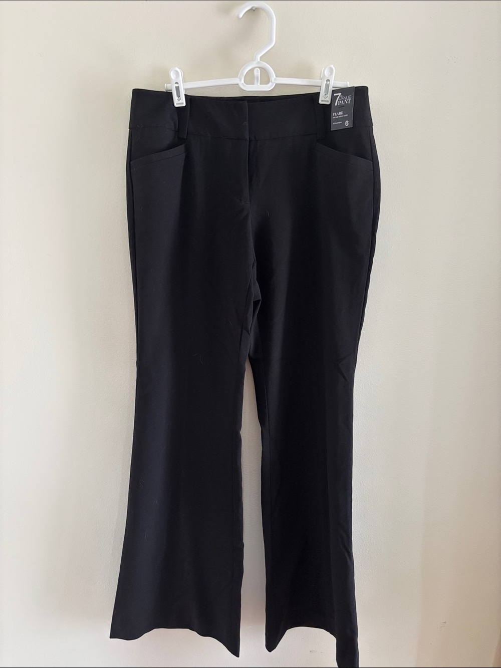 New York & Company Black Boot-Cut Ponte Pants